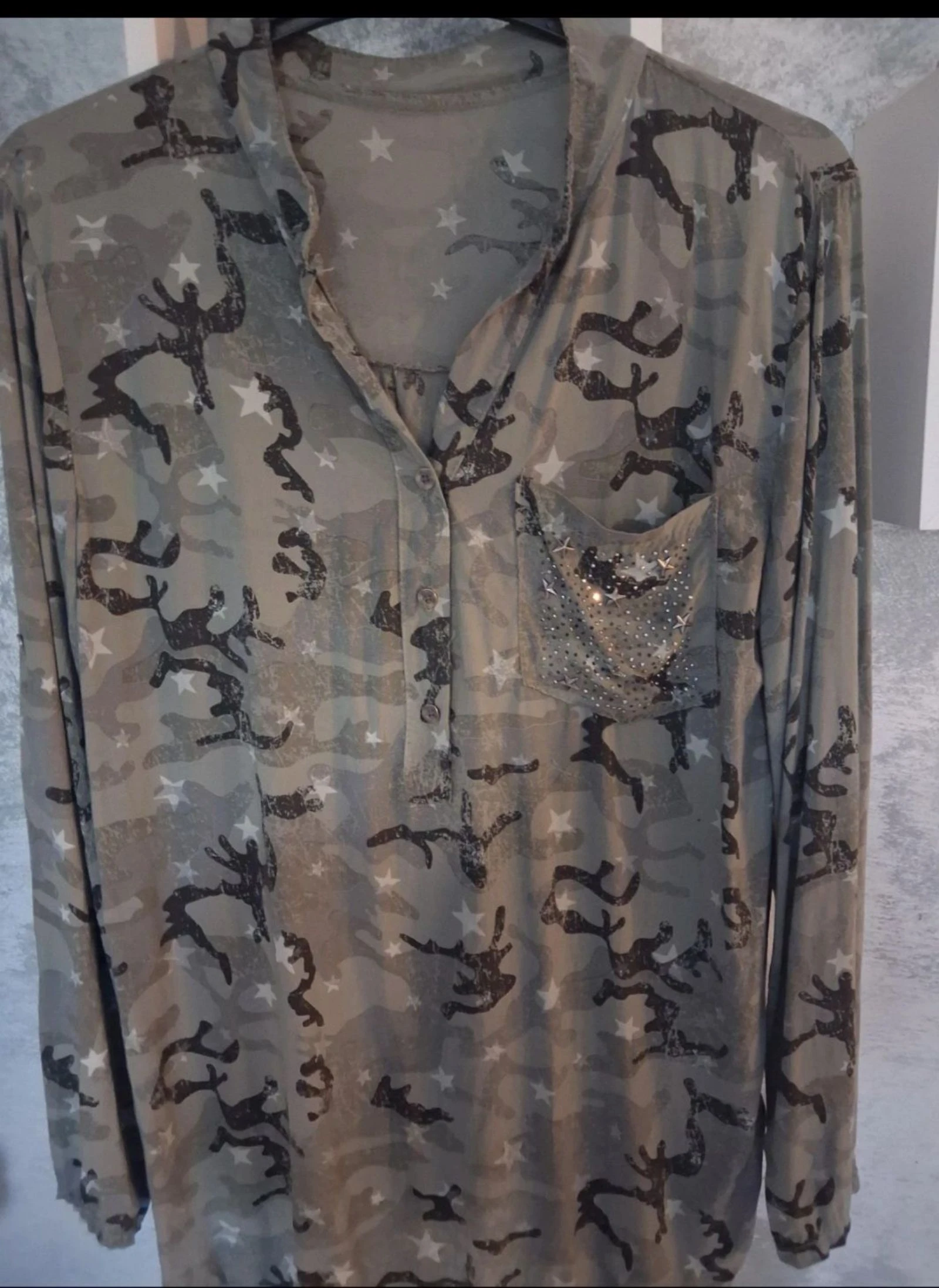 Chemise longue décontractée 